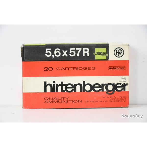 1 Boite de Balles Hirtenberger cal. 5,6x57R