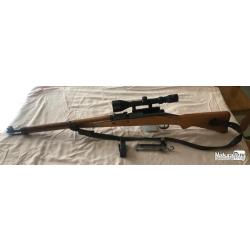 Schmidt RUBIN K31 calibre 30-284 (7,5x55 Suisse ou GP11) Winchester Suisse avec lunette + Accessoire