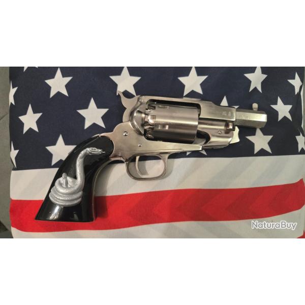 Belles plaquettes pour Remington 1858 pietta avec "ratle snake" style eastwood