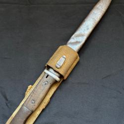 Ba&iuml;onnette allemande 98k tropical monomatricule - WW2