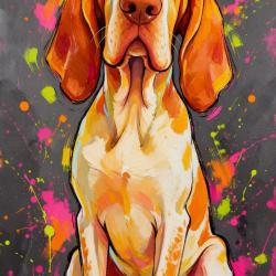 BRAQUE ITALIEN - autocollant chien de chasse - collection GALT DOGS
