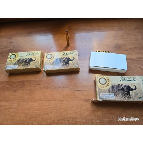 48 Munitions de 460. Weatherby MAGNUM