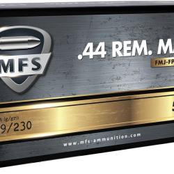 Munitions MFS .44 Magnum 240 gr FMJ FP - Bo&icirc;te de 50