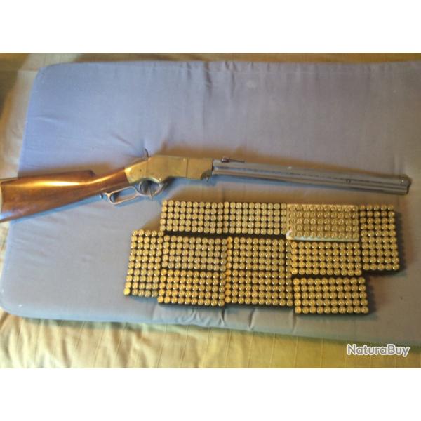 vend fusil Henry 1860  mod�le trappeur plus 550 munitions