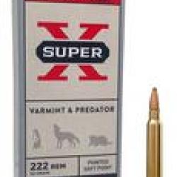 CARTOUCHE WINCHESTER 222REM 50GR JSP