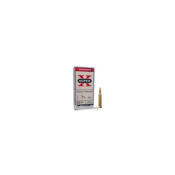 CARTOUCHE WINCHESTER 222REM 50GR JSP