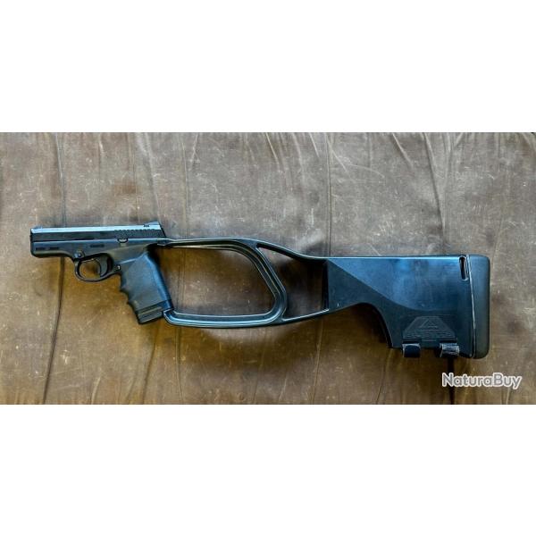 STEYR MANLICHER - M9 + CROSSE + PORTE CHARGEURS - 9X19MM (OCCASION)