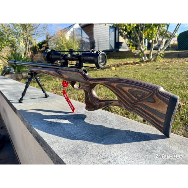 CZ 457 Thumbhole 22LR/17HMR - Lunette HAWKE - MDS - bipied - Chargeur 10+5/15 - d�tente pr�par�e