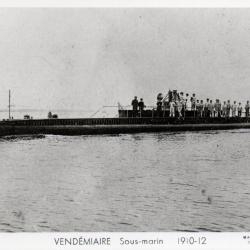 Carte postale ancienne sous-marin Vend&eacute;miaire Toulon - N&deg;8956