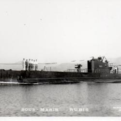 Carte postale ancienne - Sous-marin Rubis - N&deg;8957