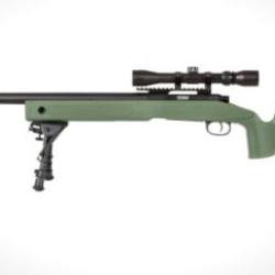 REPLIQUE LONGUE 6MM SA-S02 CORE SNIPER LUNETTE ET BIPIED OD