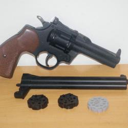 Revolver Crosman 357 magnum CO&sup2; pour diabolo de 4,5 &agrave; r&eacute;viser (fuite interne)