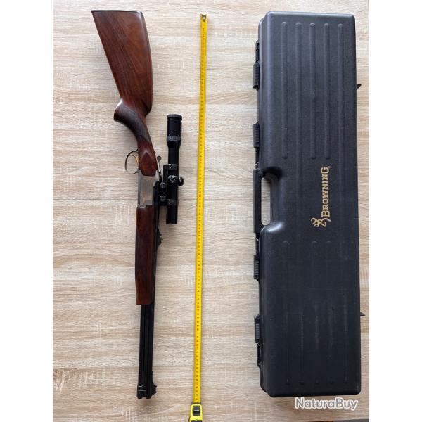 Express BROWNING Erice cal.8x57jrs canon 56 cm Etat impeccable - Lunette ZEISS Diavari-Z 1,25-4 x 24