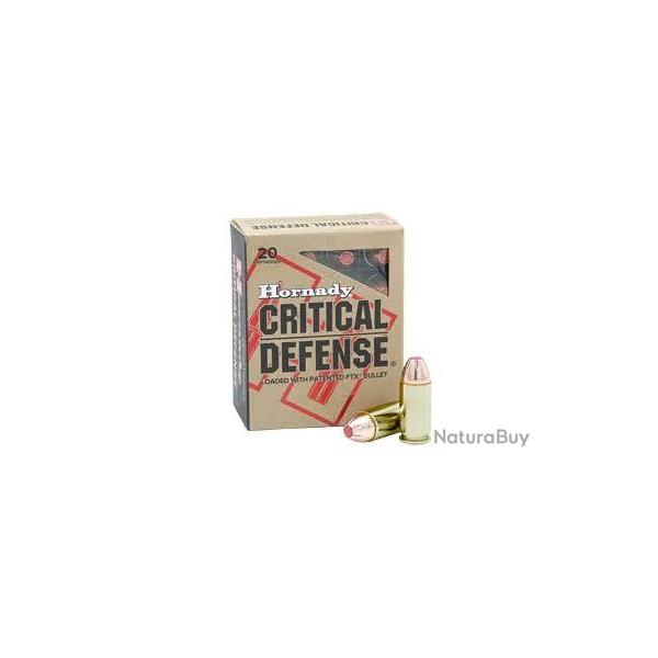 HORNADY BOITE DE 20 CARTOUCHES 45 AUTO 185GR FTX CD