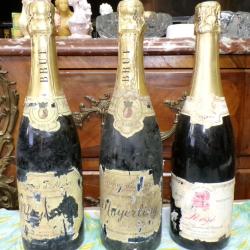 UN LOT de 3 BOUTEILLES de PETILLANT