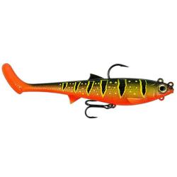 Leurre souple SICO LURE Kaizer shad 14cm Peacock bass
