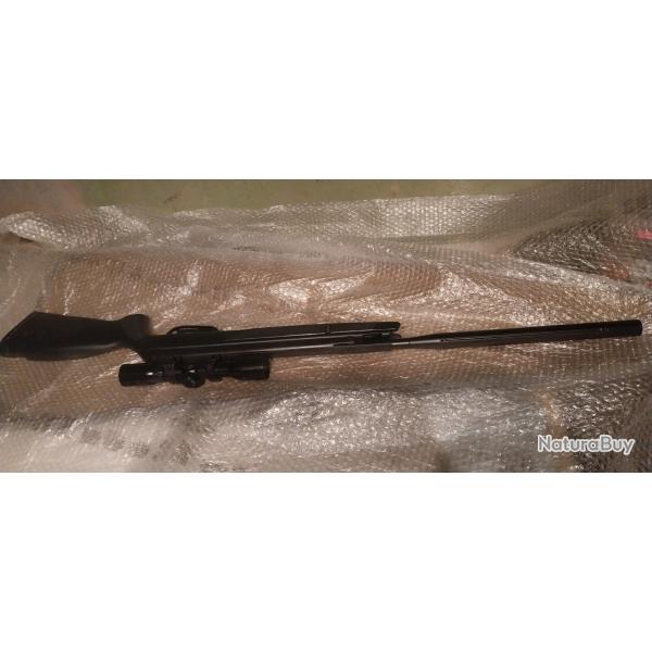 carabine air comprimer gamo + lunette 19.99j + housse neuf camo