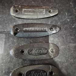 Lot de 4 plaques de couches Marlin et Winchester