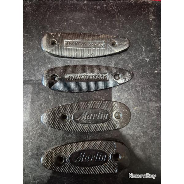 Lot de 4 plaques de couches Marlin et Winchester