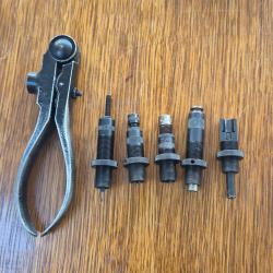 Lyman 310 - Pince de rechargement ancienne - Calibre .38/.357 - 5 outils - Bo&icirc;te d'origine