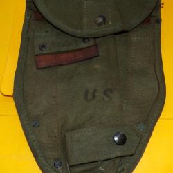 ARMEE AMERICAINE U.S :  ETUI DE PELLE MILITAIRE DE 1959 AVEC TAMPON VISIBLE ,UTILISATION PERIODE GUE