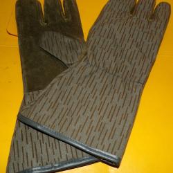 PAIRE DE GANTS DE L'ARMEE ALLEMANDE EX- D.D.R DE FABRICATION ALLEMANDE , TAILLE 11   , ETAT NEUF
