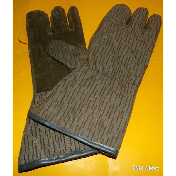 PAIRE DE GANTS DE L'ARMEE ALLEMANDE EX- D.D.R DE FABRICATION ALLEMANDE , TAILLE 11   , ETAT NEUF