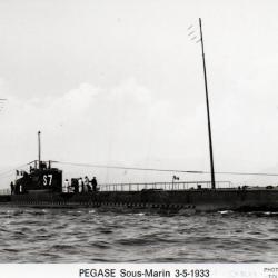 Carte postale sous-marin Pegase Toulon - N&deg;8961