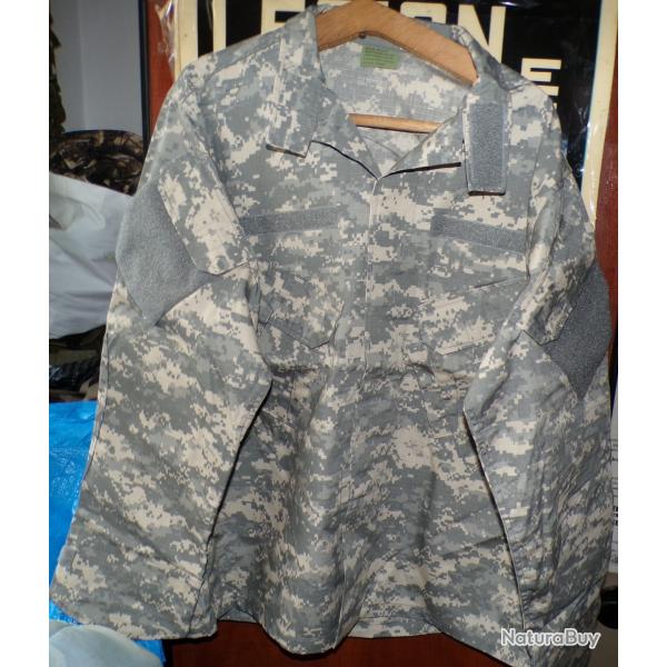 ARMEE AMERICAINE U.S : VESTE CAMOUFLEE DE LA PERIODE GUERRE AFGHANISTAN 2001  ,TAILLE U.S MEDIUM REG