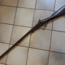Fusil de chasse ancien Saint Etienne juxtapos&eacute; calibre 16 broche