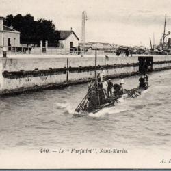 Carte postale ancienne - Sous-marin Le Farfadet - N&deg;8964