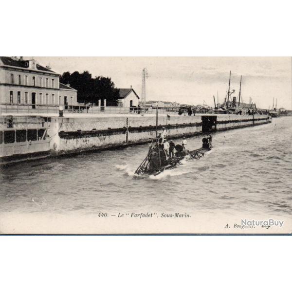 Carte postale ancienne - Sous-marin Le Farfadet - N�8964