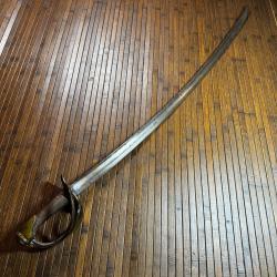 SABRE FRAN&Ccedil;AIS 1822 DE CAVALERIE MANUFACTURE D'ARMES DE CHATELLERAULT 1882
