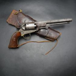 Revolver Colt 1851 Navy Belt Revolver Calibre .36 Fabrication 1856 et son Holster - Cat D et PV BNE