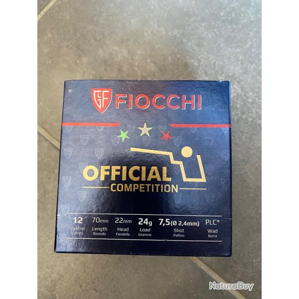 Bo�te cartouche calibre 12 fiocchi comp�tition.