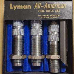 Jeu de 3 outils LYMAN "All American" cal. 7x57 - SUPER OCCAZ HILMAR !!!