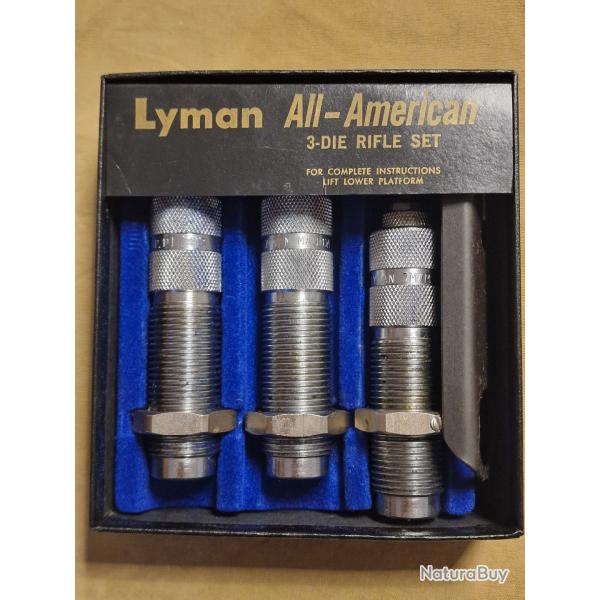 Jeu de 3 outils LYMAN "All American" cal. 7x57 - SUPER OCCAZ HILMAR !!!