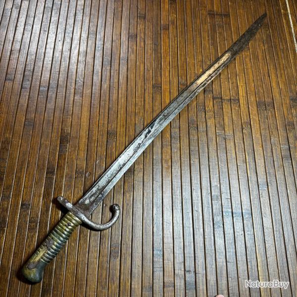 BA�ONNETTE FRAN�AISE 1866 CHASSEPOT REGLEMANTAIRE