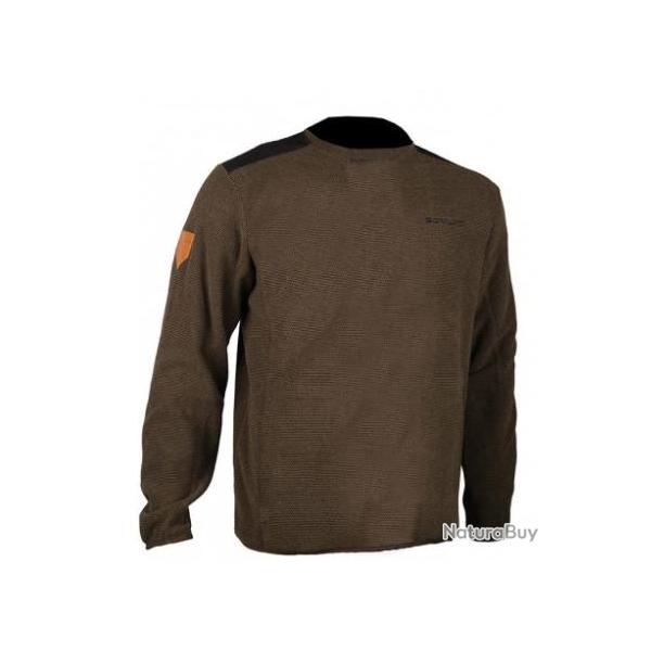 Pull Somlys vert col rond taille M