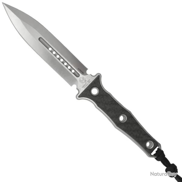 Mini Nephilim D/E Stonewash Carbon Fiber - Heretic Knives