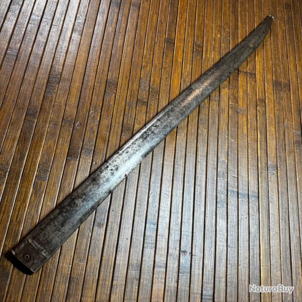 Fourreau pour sabre ba�onnette fran�ais Chassepot 1866 r�glementaire