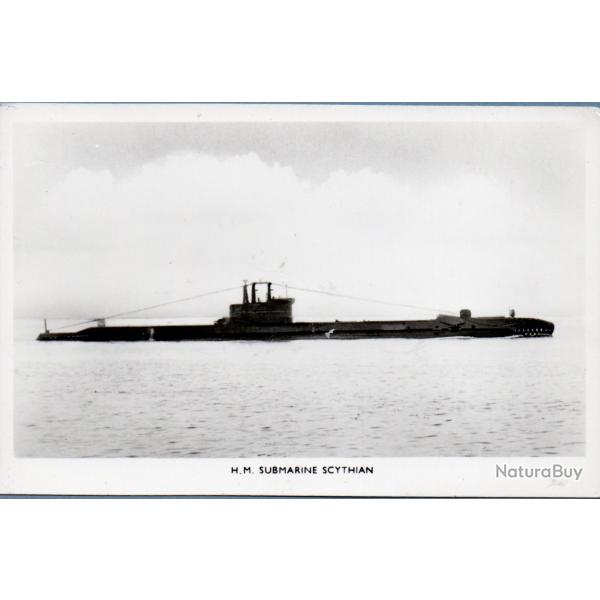 Carte postale vintage H.M. Submarine Scythian - N�8969