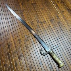 SABRE BA&Iuml;ONNETTE FRAN&Ccedil;AISE 1866 CHASSEPOT MANUFACTURE IMP&Eacute;RIALE DE CHATELLERAULT
