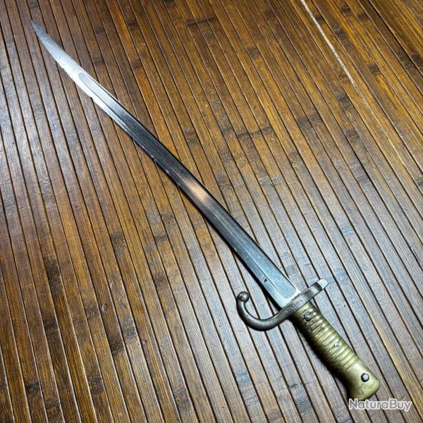 SABRE BA�ONNETTE FRAN�AISE 1866 CHASSEPOT MANUFACTURE IMP�RIALE DE CHATELLERAULT