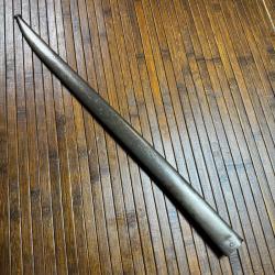 Fourreau pour sabre ba&iuml;onnette fran&ccedil;ais Chassepot 1866 r&egrave;glementaire avec matricule