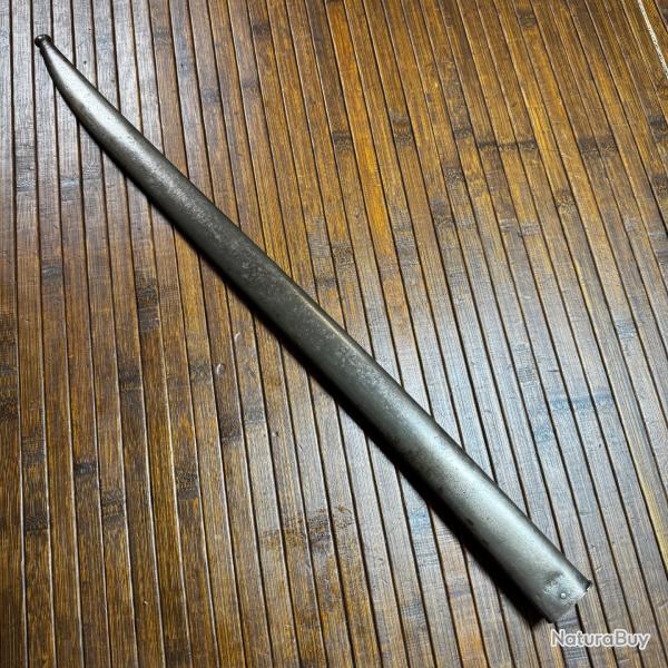 Fourreau pour sabre ba�onnette fran�ais Chassepot 1866 r�glementaire avec matricule