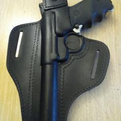 Holster cuir pour RUGER mark IV 22LR