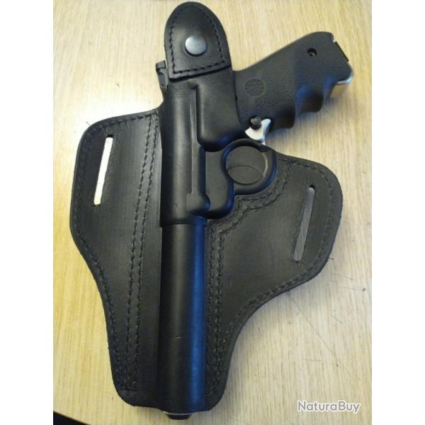 Holster cuir pour RUGER mark IV 22LR