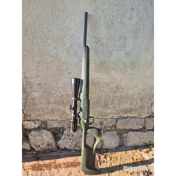 Carabine CZ 600 ERGO + lunette KITE OPTICS K6 2-12x50i HD