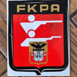 Autocollant chasse , tir , FKPA